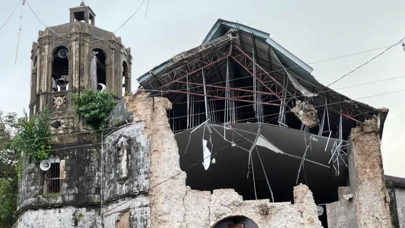 Cebu Earthquake Relief Philippines Global Aid Network Archdiocesan Shrine of Santa Rosa De Lima